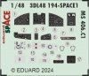 Eduard 3DL48194 MS 406. C1 SPACE DORA WINGS 1/48